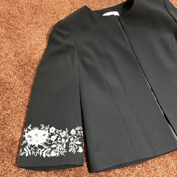 Kasper Black blazer embroidered - Picture 5 of 8